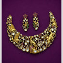Hira Collections Regal Bridal Austrian Stone Necklace Set