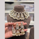 Hira Collections Heritage Polki Kundan And Pearl Designer Choker Necklace Set