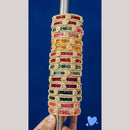 Hira Collections Premium Crystal Stone Jelly Heart Bangles Set
