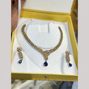Hira Collections Gorgeous American Daimond Designer Necklace Set