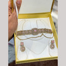 Hira Collections Designer American Daimond Choker Necklace Set