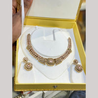 Hira Collections Designer American Daimond Necklace Set