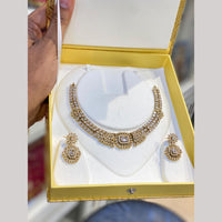 Hira Collections Designer American Daimond Necklace Set
