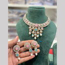 Hira Collections Designer Polki Kundan Stone And Beads Choker Necklace Set