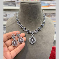 Hira Collections Designer American Daimond Necklace Set