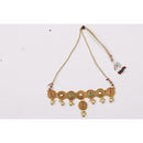 Darshana Jewels Gold Plated Pota Stone Choker Necklace Set