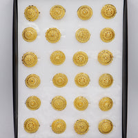 Mahavir Gold Plated Assorted Design Ring