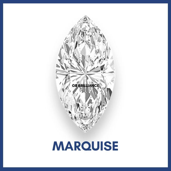 Golay Buchel Marquise Shape Cubic Zirconia Stone (2.5x1.5mm to 10x5mm)