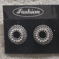 Tahura Oxidised Plated Stud Earrings