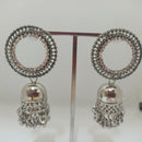 Tahura Oxidised Plated Jhumki Earrings