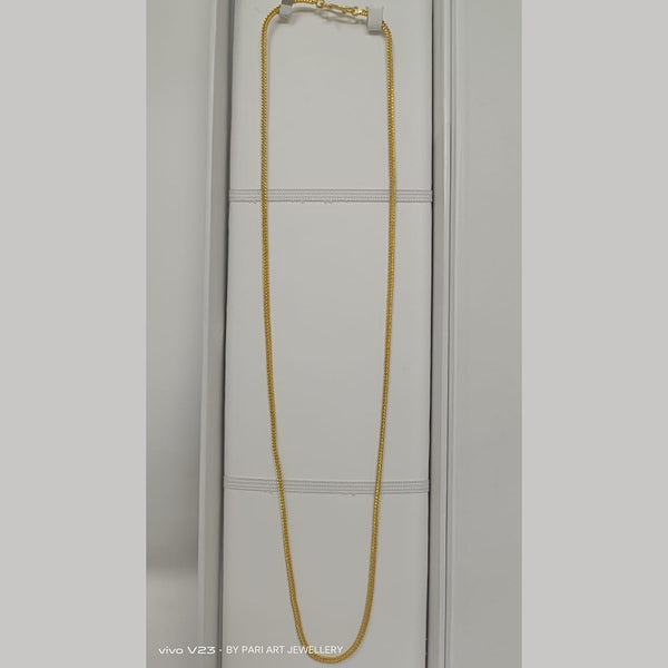 Pari Art Jewellery Forming Gold Long Chain