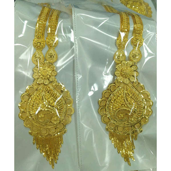 Pari Art Jewellery Forming Gold Long Necklace Set (1 Piece)