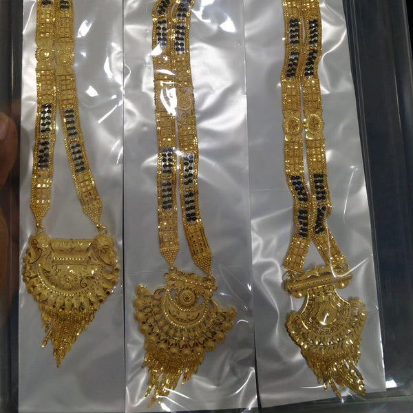 Pari Art Jewellery Forming Gold Mangalsutra (Assorted Design)