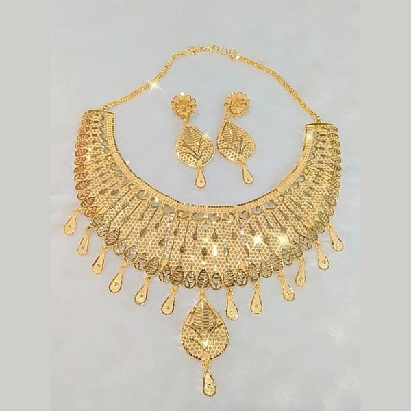 Bridal gold necklace hot sale set design