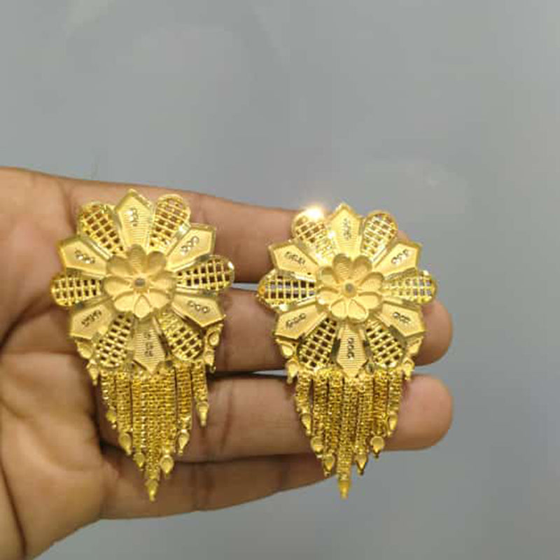18kt Gold PSTM Myanmar Nyunt Flower and Bud Studs – Pippa Small