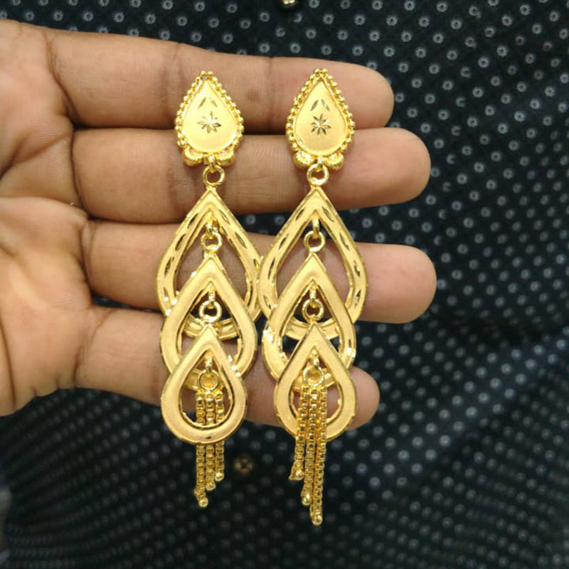 Gold sale danglers earrings