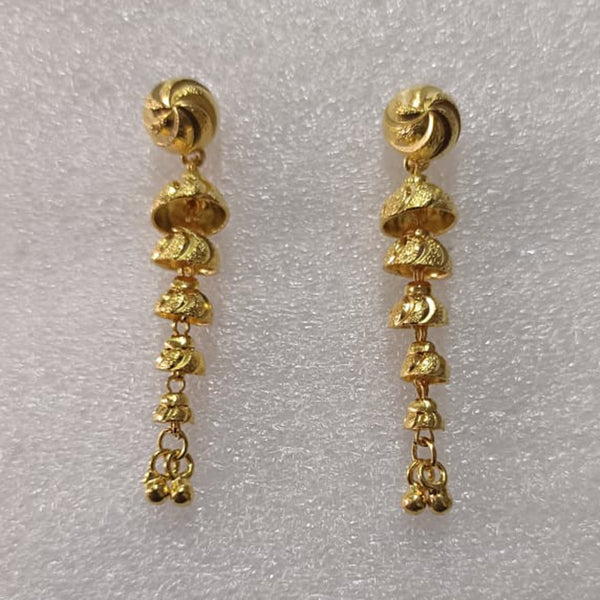 Pari Art Jewellery Forming Gold Dangler Earrings