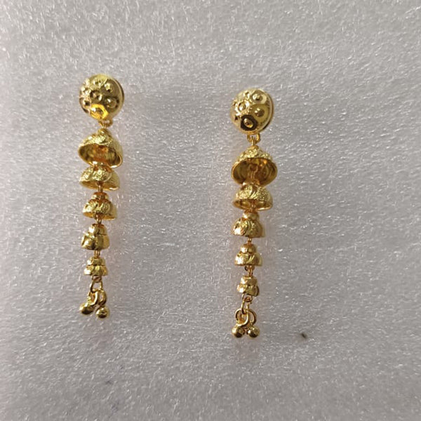 Pari Art Jewellery Forming Gold Dangler Earrings