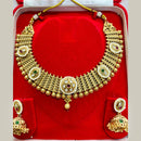 Pari Art Jewellery Antique Rajwadi Polish Pota Necklace Set