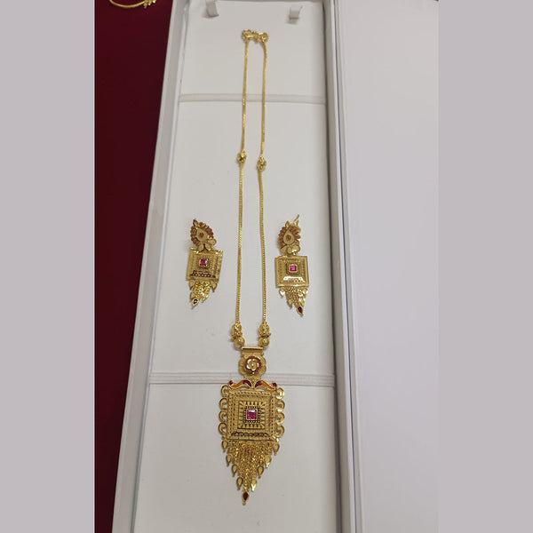 Pari Art Jewellery Forming Long Necklace Set