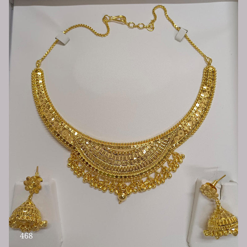 Pari Art Jewellery Forming Gold Plated Necklace Set