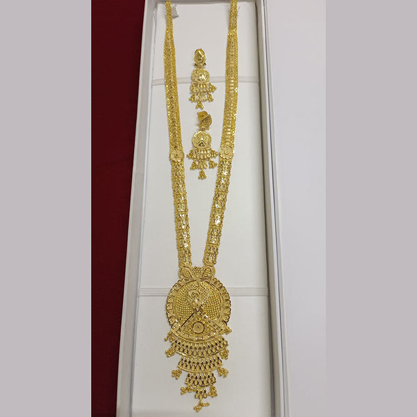 Pari Art Jewellery Forming Gold Plated Long Necklace Set