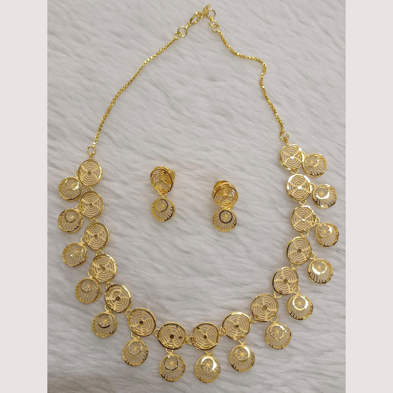 Pari Art Jewellery Forming Gold Plated Necklace Set