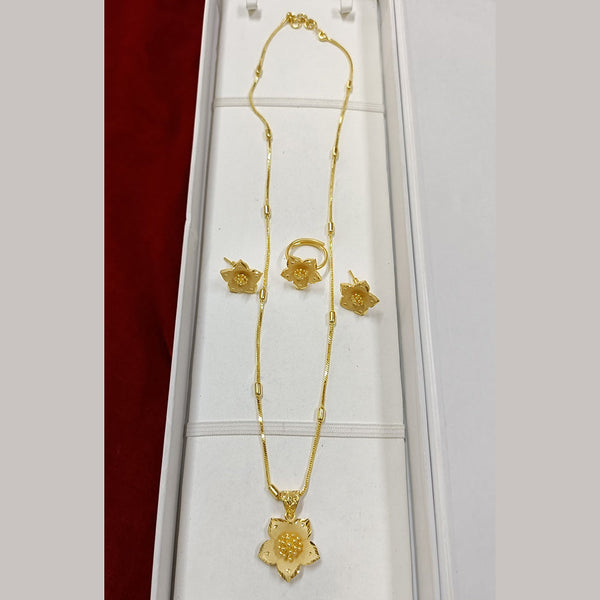 Pari Art Jewellery Forming Gold Plated Combo Set