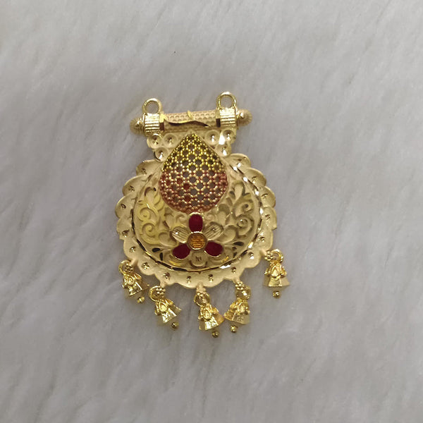 Pari Art Jewellery Forming Gold Plated Pendent