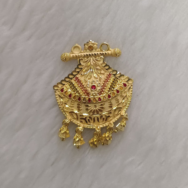 Pari Art Jewellery Forming Gold Plated Pendent