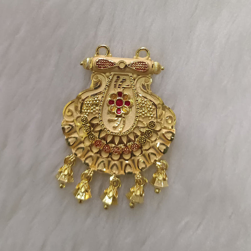 Pari Art Jewellery Forming Gold Plated Pendent