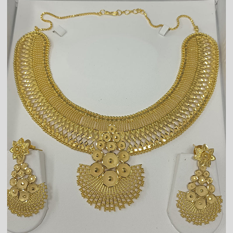 Pari Art Jewellery Forming Gold Plated Necklace Set