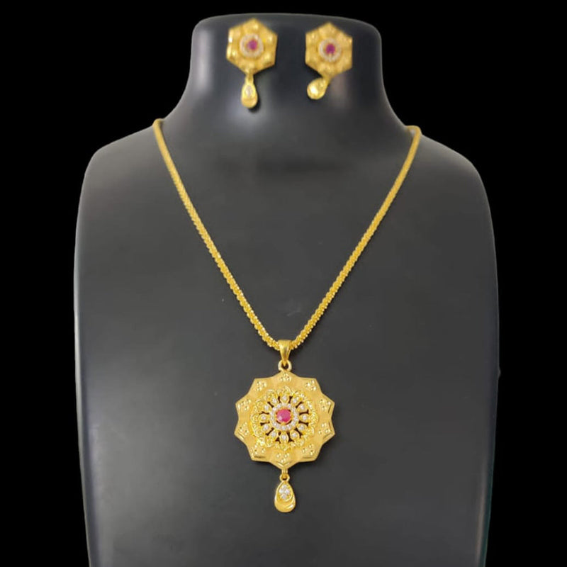 Pari Art Jewellery Forming Chain Pendant Set