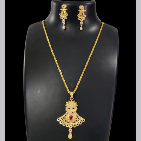 Pari Art Jewellery Forming Chain Pendant Set