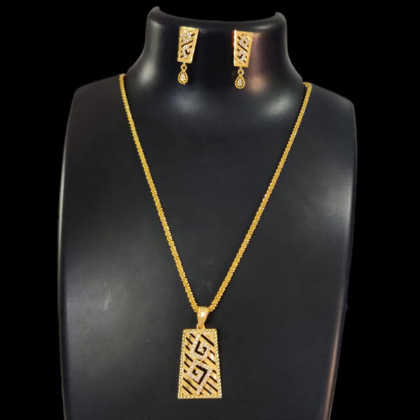 Pari Art Jewellery Forming Chain Pendant Set