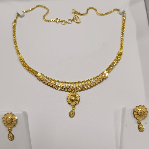 Pari Art Jewellery Forming Gold Plated Necklace Set