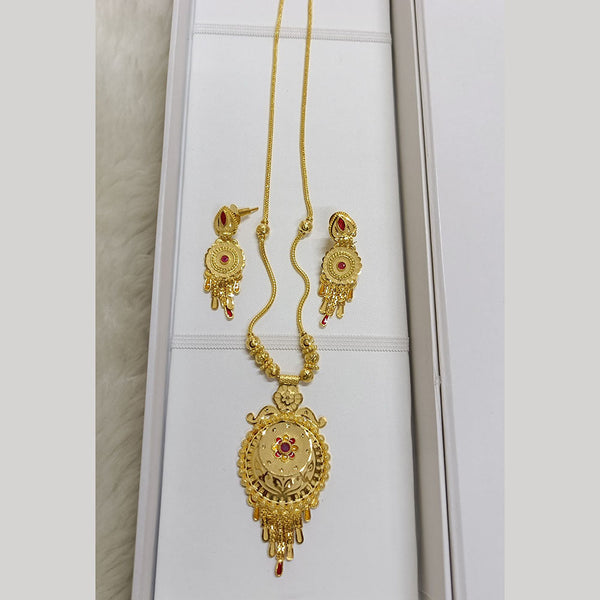 Pari Art Jewellery Forming Gold Plated Necklace Set