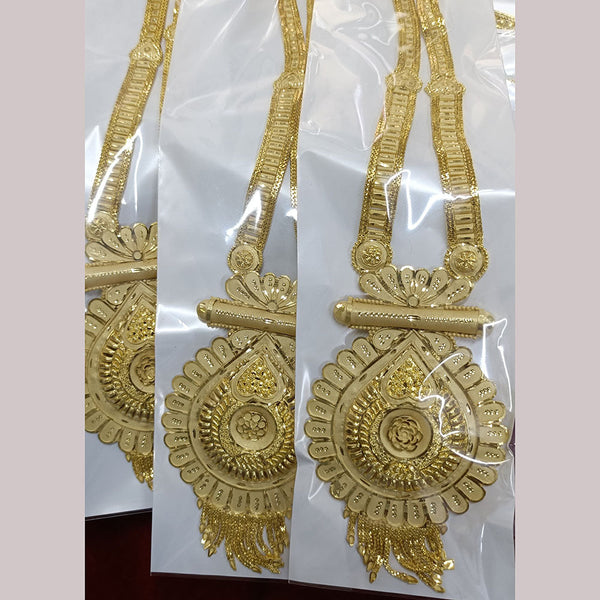 Pari Art Jewellery Forming Gold Plated Long Necklace Set ( 1 Piece Only )