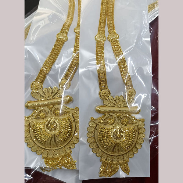 Pari Art Jewellery Forming Gold Plated Long Necklace Set ( 1 Piece Only )