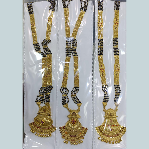 Pari art Jewellery Forming Gold Plated Manglasutra ( Piece 1 Only )