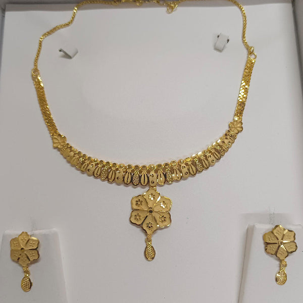 Pari Art Jewellery Forming Gold Plated Necklace Set