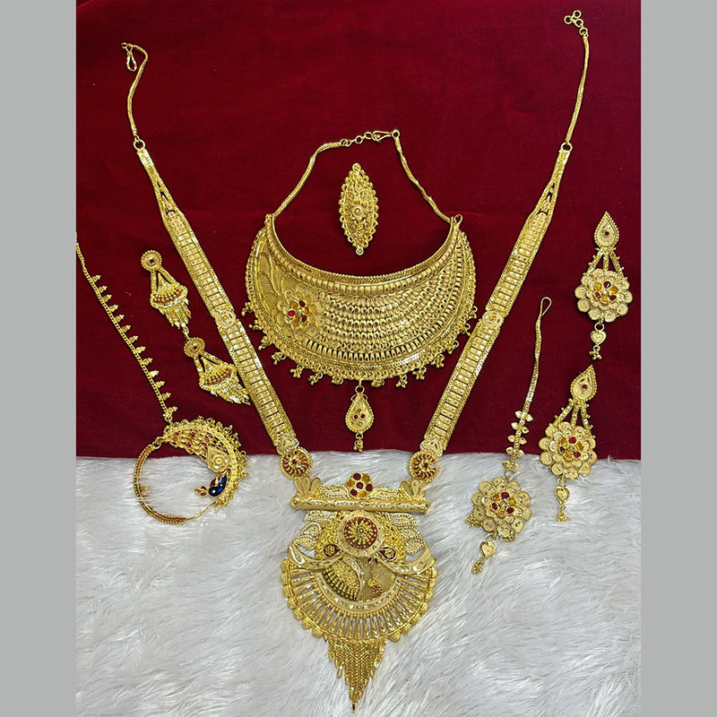 Pari Art Jewellery Forming Gold Bridal Set