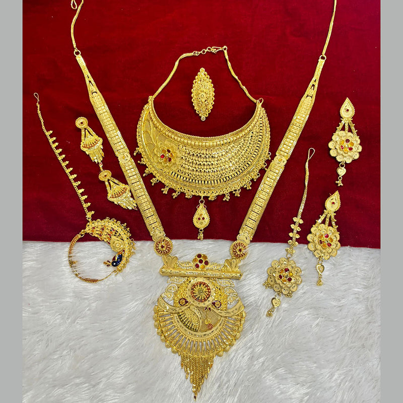 Pari Art Jewellery Forming Gold Bridal Set