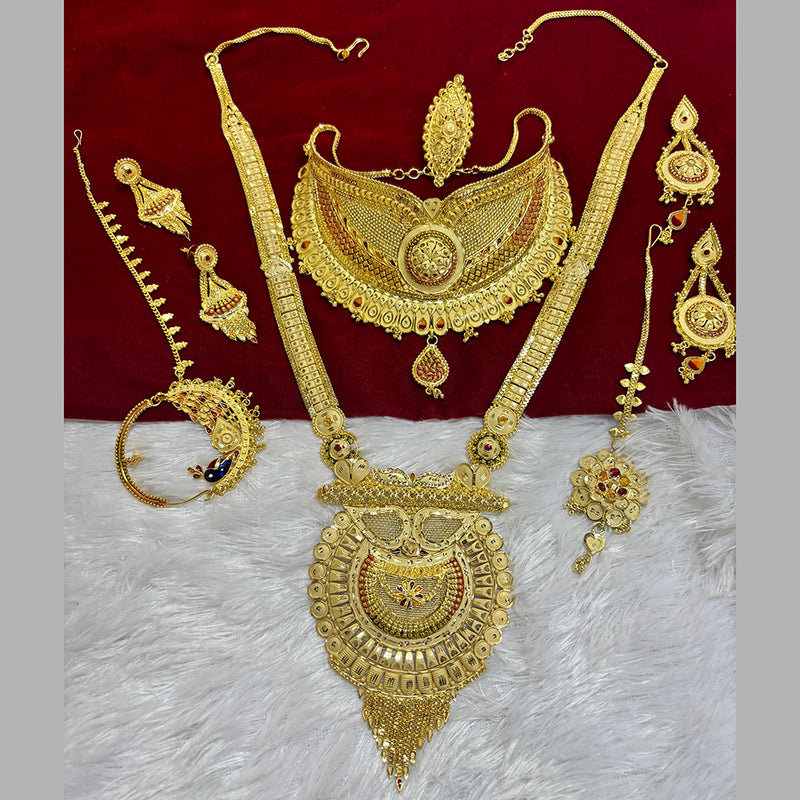 Pari Art Jewellery Forming Gold Bridal Set