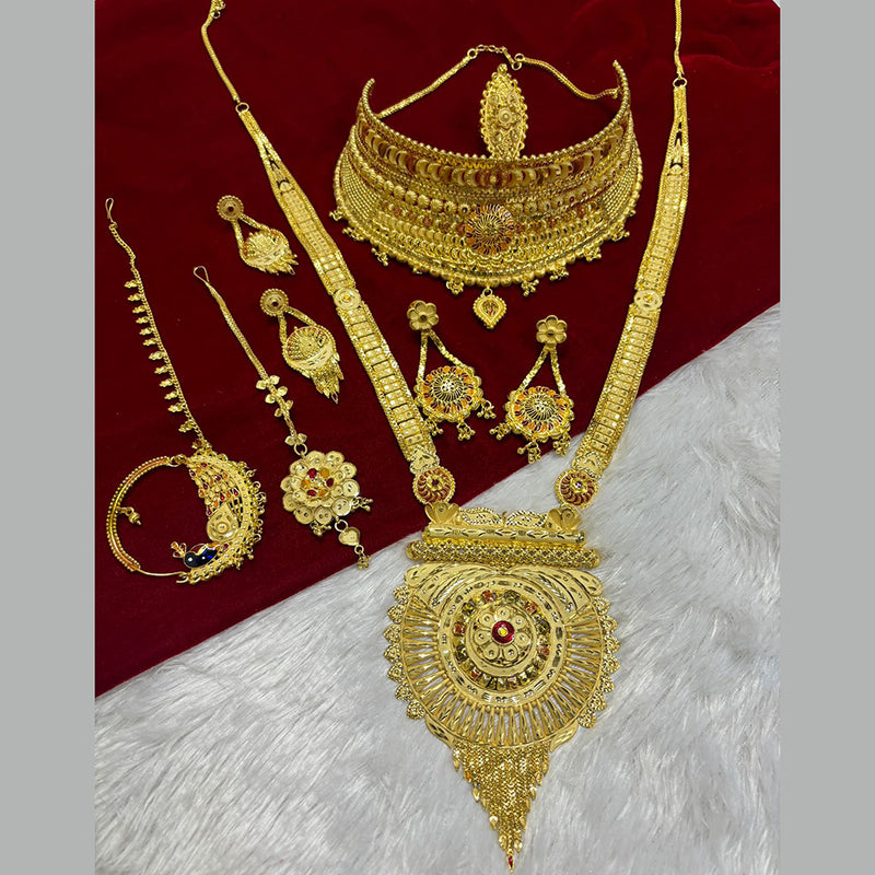 Pari Art Jewellery Forming Gold Bridal Set