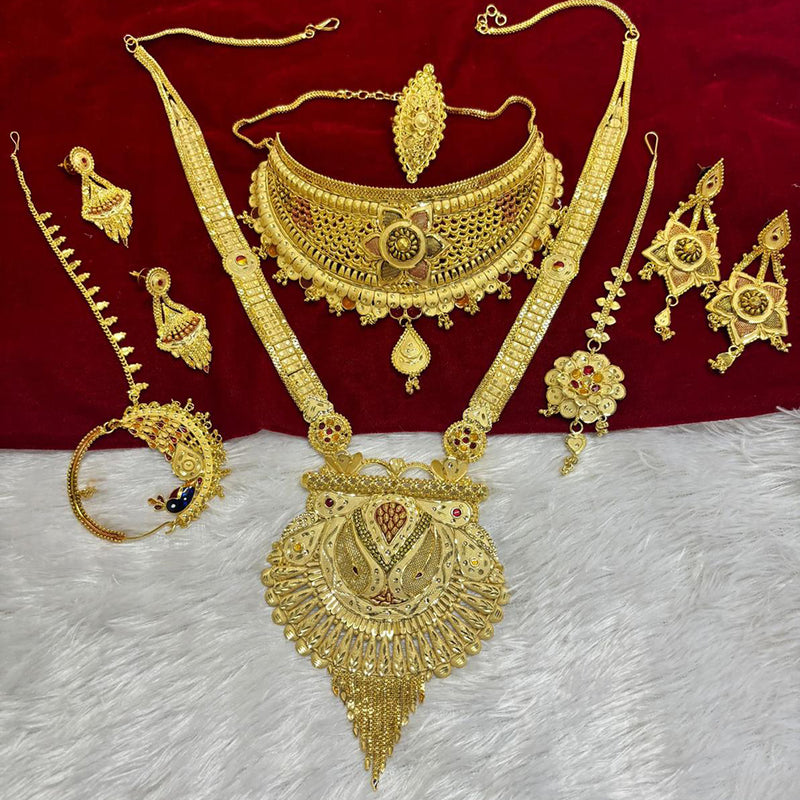 Pari Art Jewellery Forming Gold Bridal Set