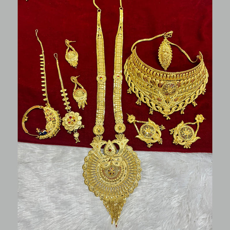 Pari Art Jewellery Forming Gold Bridal Set