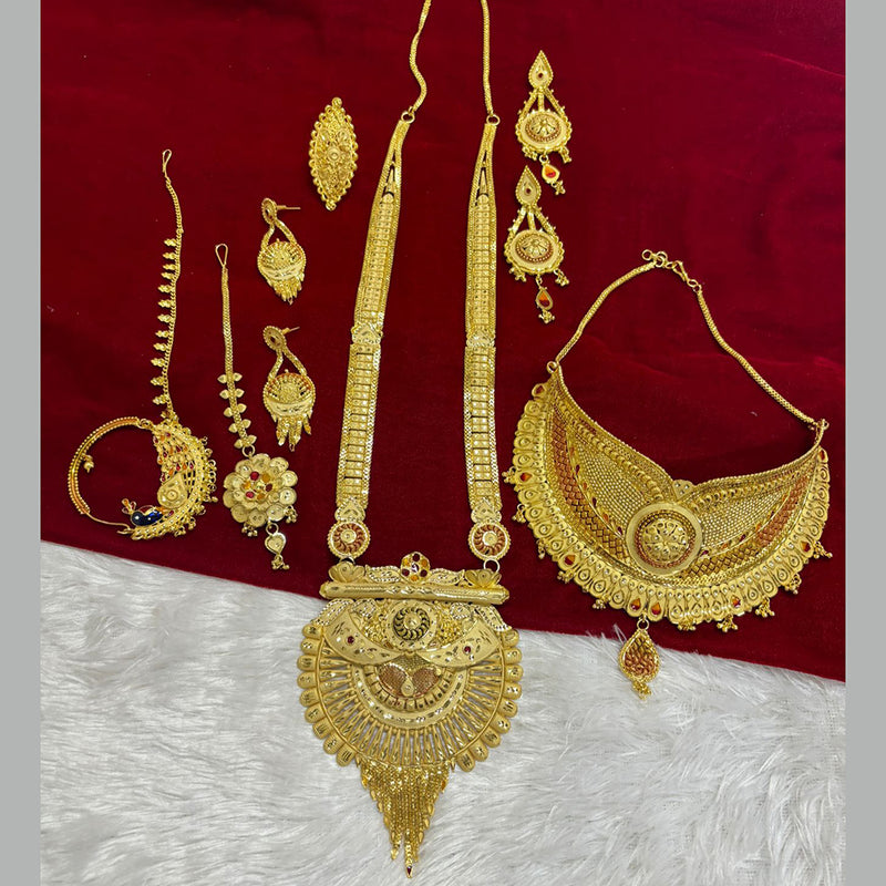 Pari Art Jewellery Forming Gold Bridal Set