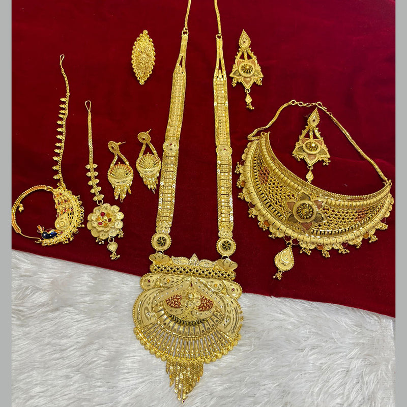 Pari Art Jewellery Forming Gold Bridal Set