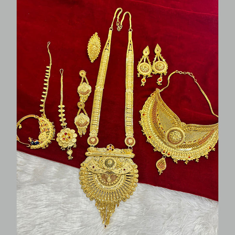 Pari Art Jewellery Forming Gold Bridal Set